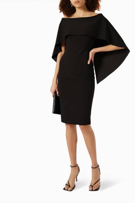 hover state of Composure Dress in Scuba Crepe 