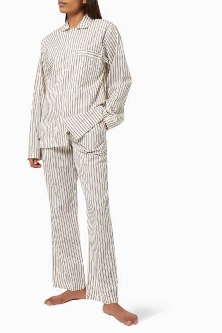 hover state of Hopper Stripes Poplin Pyjama Pants in Organic Cotton   