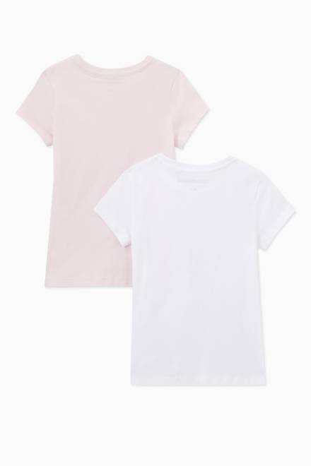 hover state of Slim Monogram T-shirts in Organic Cotton, Set of 2