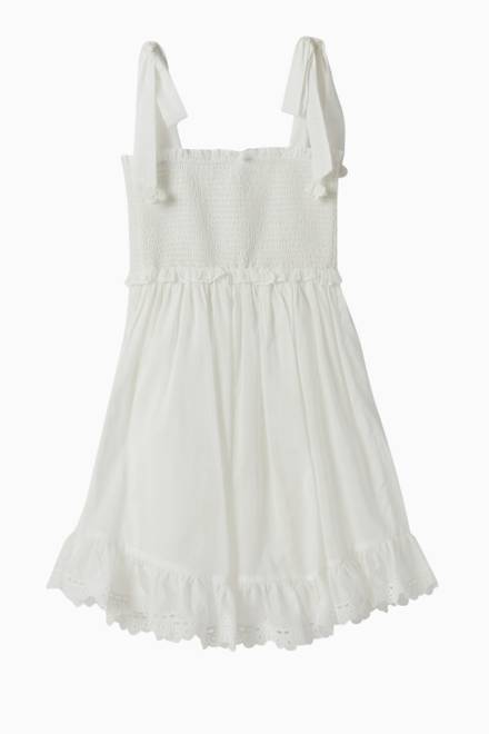 hover state of Rosa Embroidered Dress  in Cotton      
