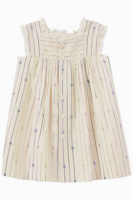 hover state of Striped G Dress in Voile 