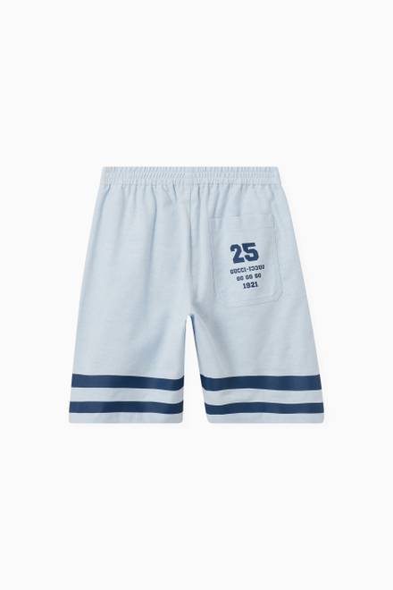 hover state of 'Gucci' Bermuda Shorts in Oxford Cotton  