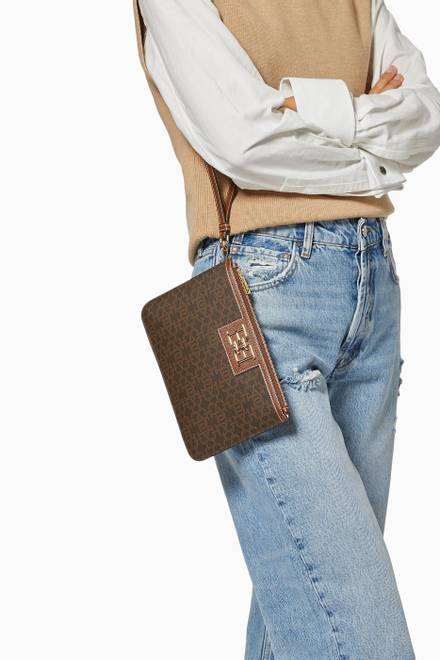 hover state of Berthe Pouch with Monogram  