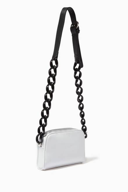 hover state of Ranuncoli Print Chain Strap Bag in Leather   