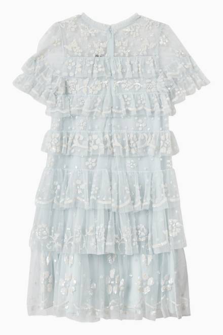 hover state of Eloise Dress in Embroidered Tulle