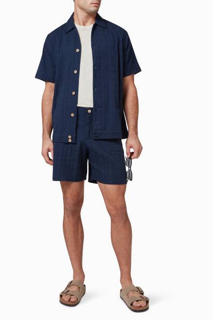 hover state of Vathi Shorts in Woven Cotton   