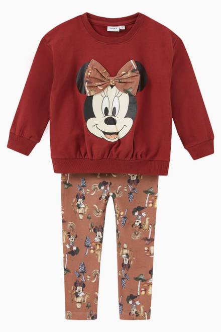 hover state of Disney Minnie Mouse Leggings in Stretch Jersey 