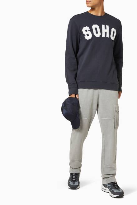 hover state of Cargo Sweatpants in Cotton   