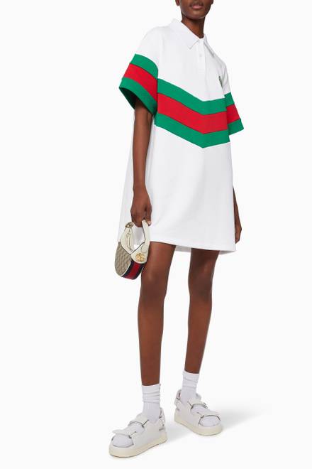 hover state of Web Shirt Dress in Jersey Piquet 