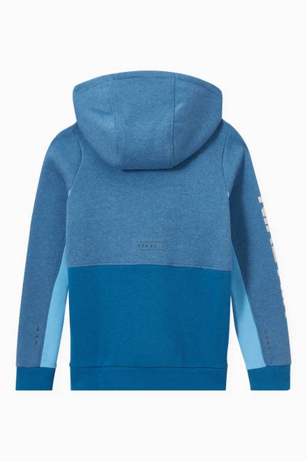 hover state of Sportswear Colour-blocked Hoodie in Cotton Fleece  