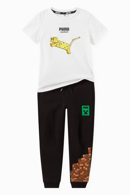 hover state of Puma x Minecraft T-shirt in Cotton  