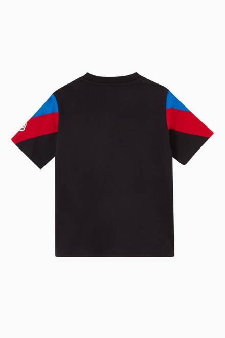 hover state of Stripe Logo T-shirt in Cotton 