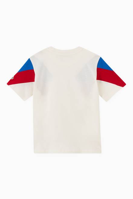 hover state of Stripe Logo T-shirt in Cotton 