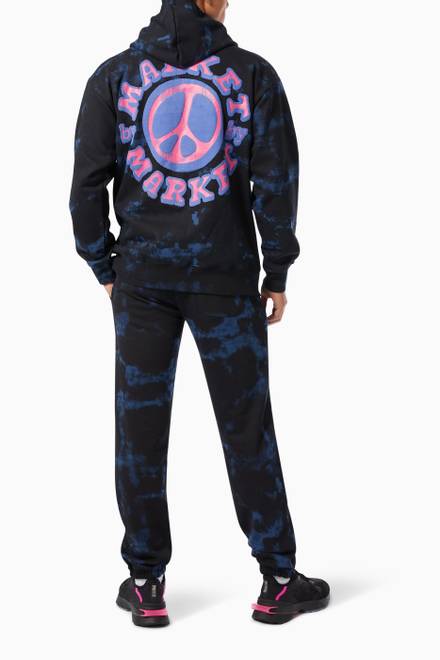 hover state of Cali Peace Tie-Dye Hoodie in Cotton    