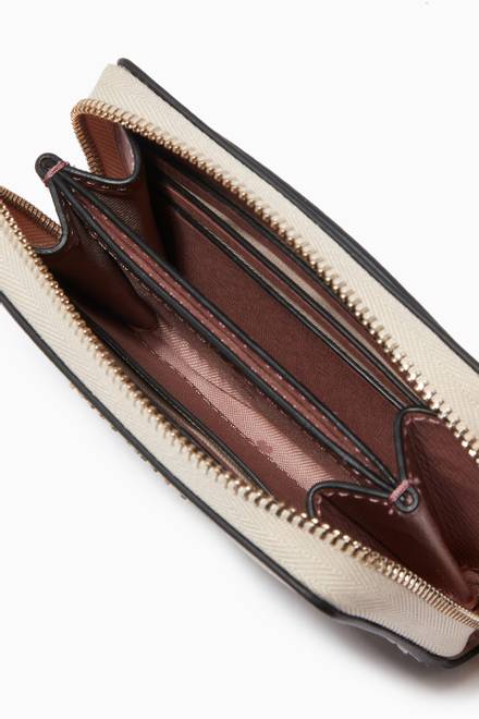 hover state of Spencer Zip Card Case in Leather    