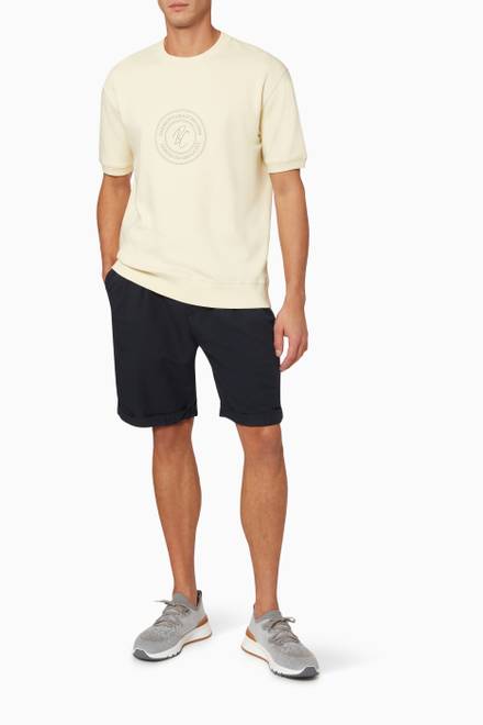 hover state of Dyed Bermuda Shorts in Linen   