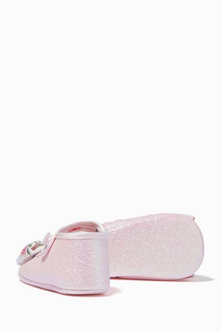 hover state of Double Bow Glitter Shoes  