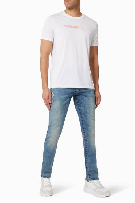 hover state of Slim Fit T-shirt in Pima Cotton Jersey