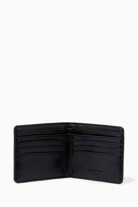 hover state of Pique Textured Billfold Wallet in PU  