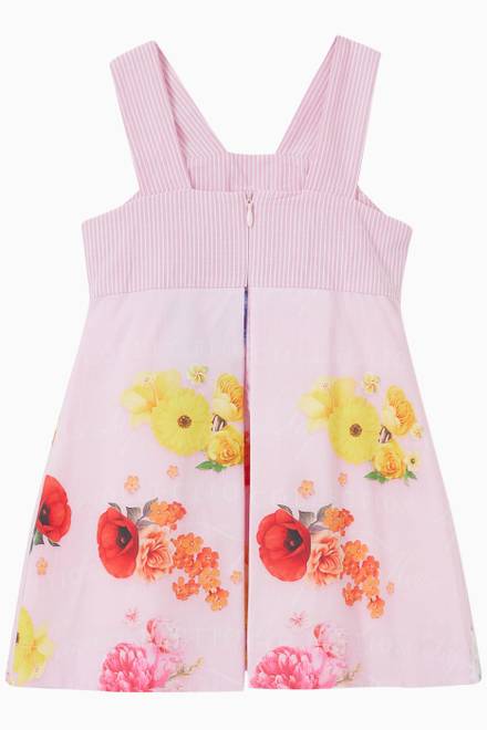 hover state of Floral Dress in Cotton   