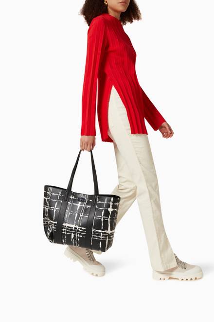 hover state of Bayswater Tote Bag in Printed Leather 