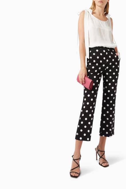 hover state of Snack Patterned Pants in Viscose Blend 