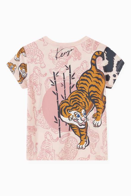 hover state of Animal Print T-shirt in Cotton
