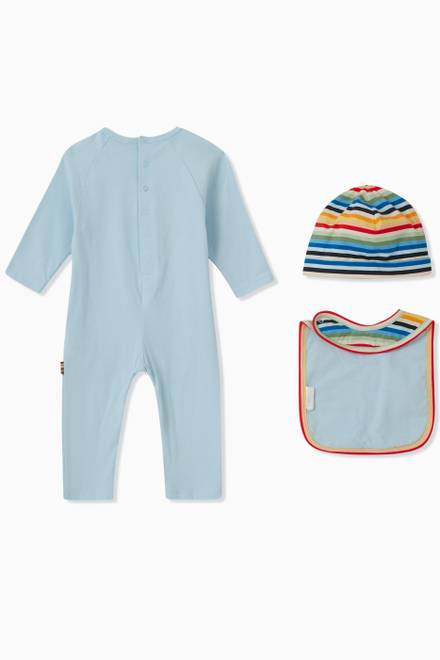 hover state of Striped Pyjama Set in Cotton