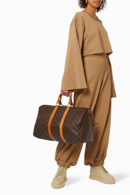 hover state of Keepall Boston Bag in Monogram Canvas  
