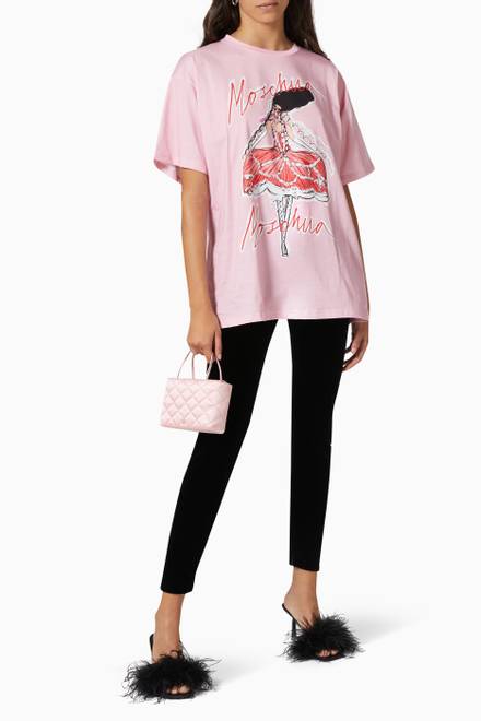 hover state of Fantasy Graphic Printed T-shirt in Cotton Jersey 