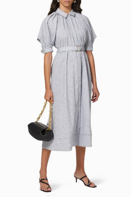 hover state of Nicolls Dress in Linen