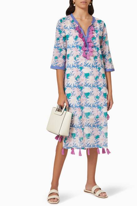 hover state of Midi Kaftan in Cotton Voile 