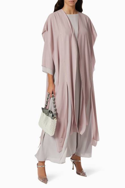 hover state of Layered Abaya & Inner Dress   