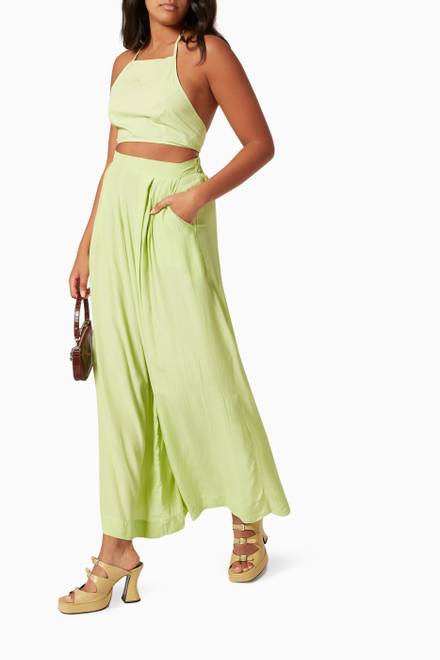 hover state of Wide Leg Pants in Sustainable Rayon   