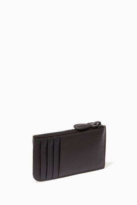 hover state of Steave Leather Cardholder in Leather    
