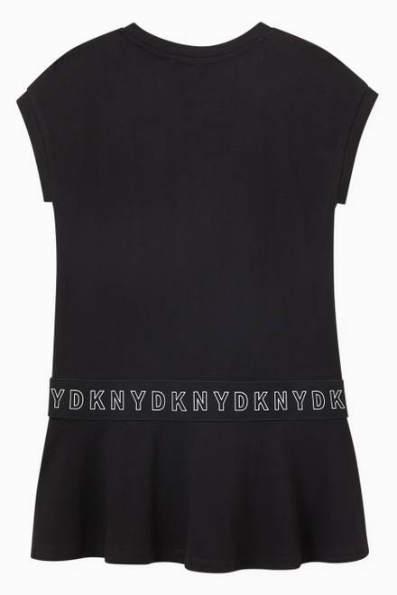 hover state of Logo Patch Dress in Cotton   