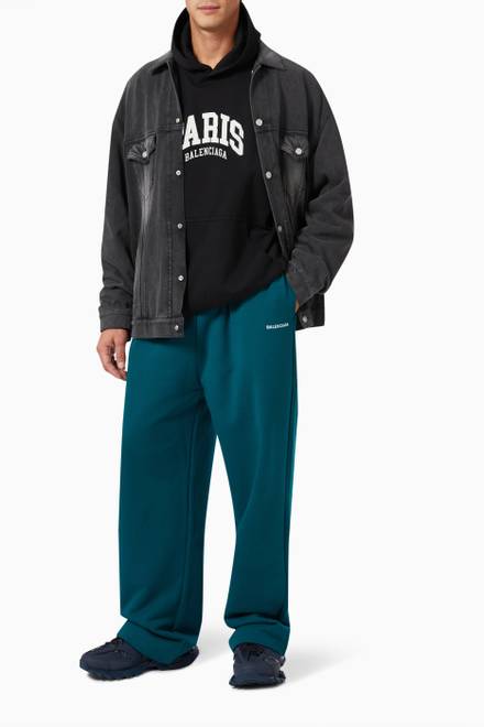 hover state of Jogging Pants in Curly Cotton Fleece 