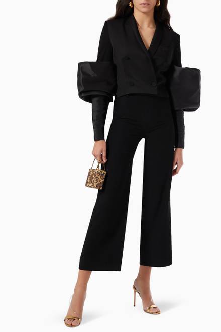 hover state of Cropped Tuxedo Jacket