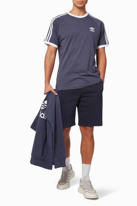 hover state of Adidas Classics 3-Stripes T-shirt in Cotton Jersey   