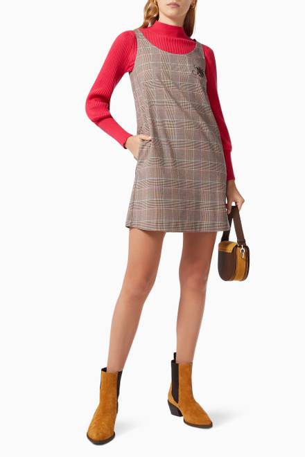 hover state of Galeone Checkered Dress