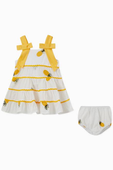 hover state of Stella Pineapple Dress in Cotton