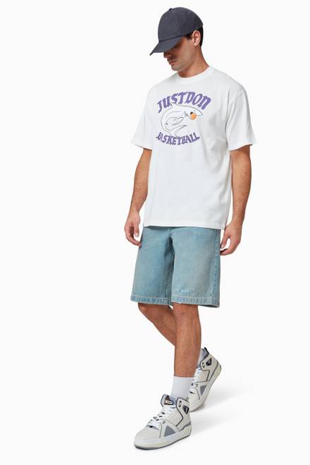 hover state of Shark Basketball T-shirt in Cotton Jersey     