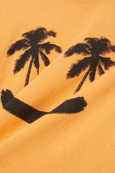 hover state of Happy Palm Tree T-Shirt in Jersey