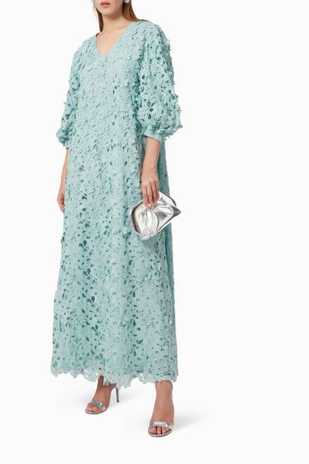 hover state of Sasha Maxi Dress in Embellished Lace