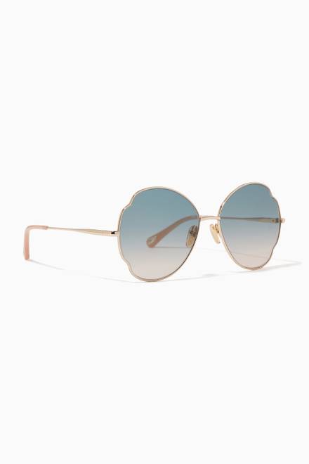 hover state of Round Sunglasses in Metal  
