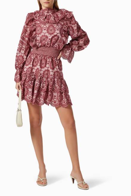 hover state of Alexia Embroidered Dress