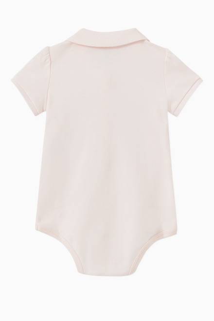 hover state of Polo Bodysuit in Cotton Pique