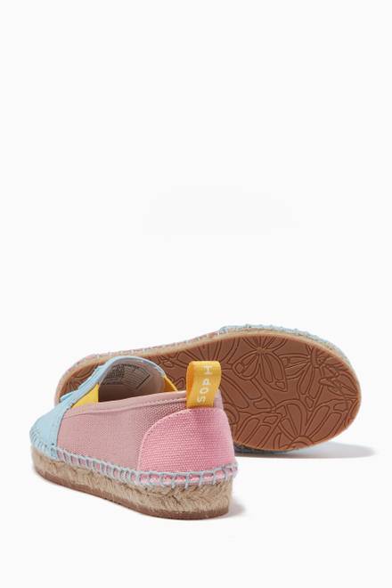 hover state of Butterfly Wings Espadrille Flats