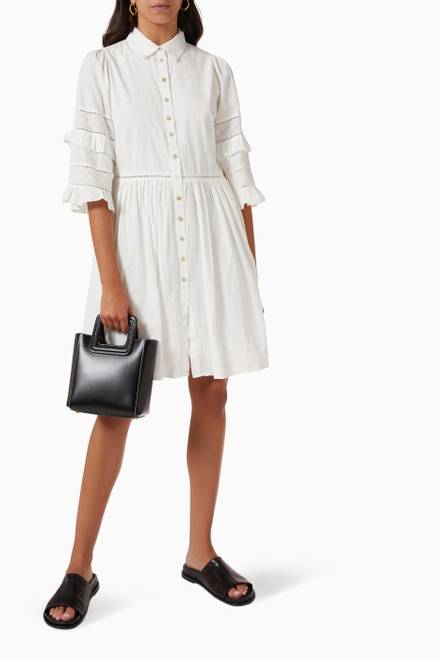 hover state of Yasnynna Shirt Dress in Organic Cotton  