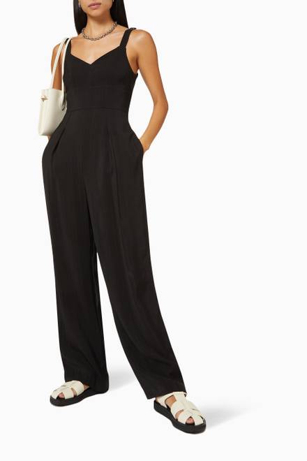hover state of Bustier Jumpsuit in Viscose 